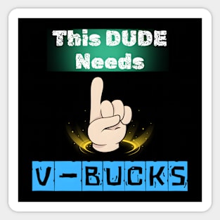 V Bucks Funny Gifts Sticker